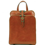 Taipei - 3 Compartments leather backpack