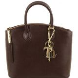 TL KeyLuck - Saffiano leather tote - Small size