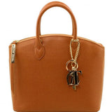 TL KeyLuck - Saffiano leather tote - Small size