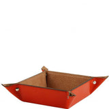 Exclusive leather valet tray Large size