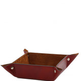 Exclusive leather valet tray Large size