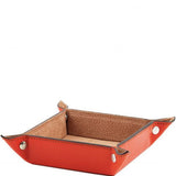 Exclusive leather valet tray small size