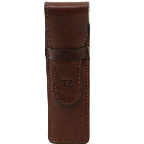 Exclusive leather pen holder