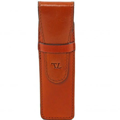 Exclusive leather pen holder