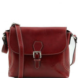 Jody - Leather shoulder bag with flap