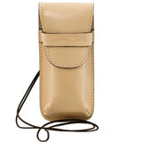 Exclusive leather eyeglasses/Smartphone holder