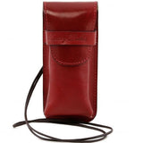 Exclusive leather eyeglasses/Smartphone holder