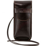 Exclusive leather eyeglasses/Smartphone holder