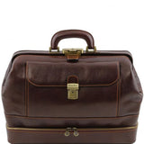 Giotto - Exclusive double-bottom leather doctor bag