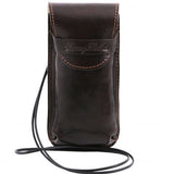 Exclusive leather eyeglasses/Smartphone holder Large size