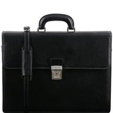 Parma - Leather briefcase 2 compartments
