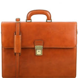 Parma - Leather briefcase 2 compartments