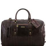 TL Voyager - Leather travel bag with front pocket