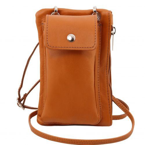 TL Bag - Soft Leather cellphone holder mini cross bag