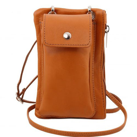 TL Bag - Soft Leather cellphone holder mini cross bag