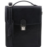 David - Leather Crossbody Bag - large size