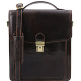 David - Leather Crossbody Bag - large size