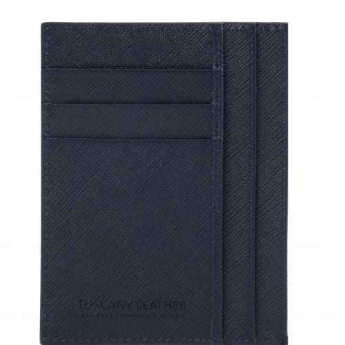 Exclusive Saffiano leather credit/business card