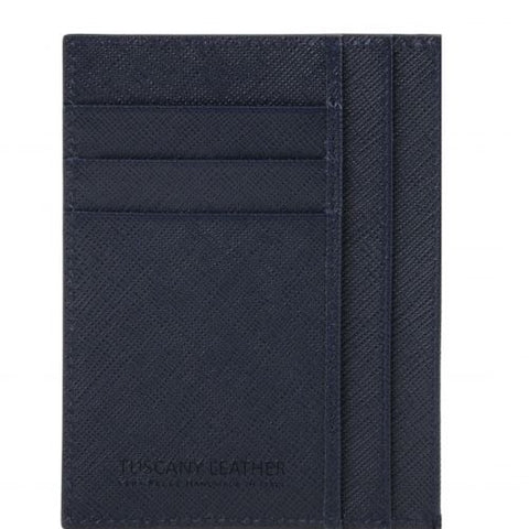 Exclusive Saffiano leather credit/business card