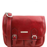Giulia - Leather shoulder bag with flap