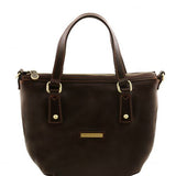 Olga - Leather shopping bag