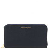 Exclusive Saffiano leather wallet/travel document case for woman