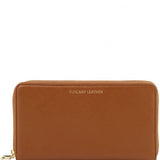 Exclusive Saffiano leather wallet/travel document case for woman