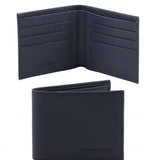 Exclusive 2 fold Saffiano leather wallet for men