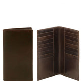 Exclusive vertical leather wallet/credit cards holder