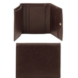 Exclusive 3 fold Saffiano leather wallet for men