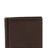 Exclusive Saffiano leather credit/business card with money clip