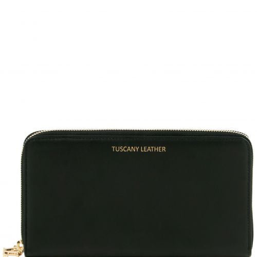 Exclusive Ruga leather wallet/travel document case for woman