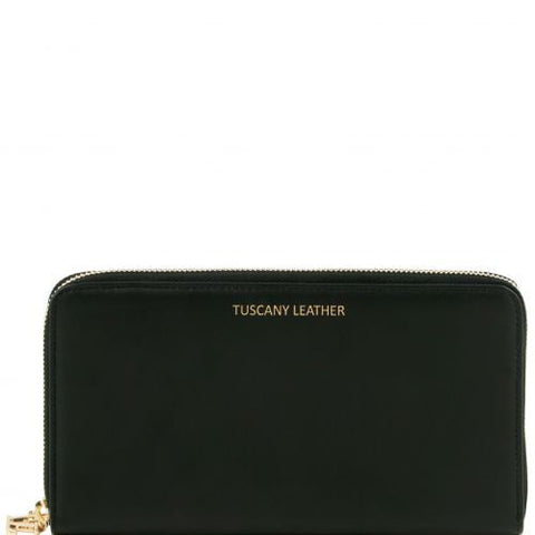 Exclusive Ruga leather wallet/travel document case for woman