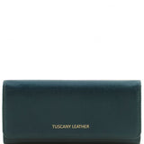 Exclusive 2 compartments Saffiano leather wallet for woman