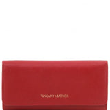 Exclusive 2 compartments Saffiano leather wallet for woman