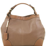 Ambrosia - Soft leather bag with shoulder strap